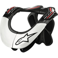 BNS PRO NECK SUPPORT BLACK/WHITE/RED