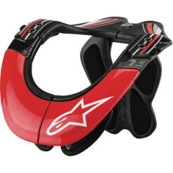 BNS TECH CARBON NECK SUPPORT ANTHRACITE/RED/WHITE