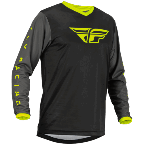 F-16 JERSEY BLACK/GREY/HI-VIS