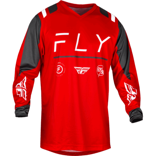 F-16 JERSEY RED/CHARCOAL/WHITE