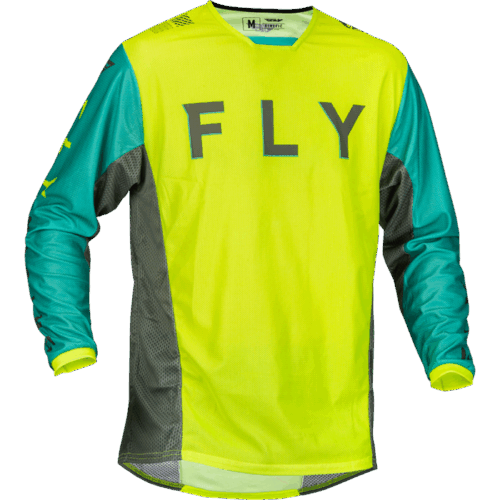 KINETIC MESH KORE JERSEY HI-VIS/TEAL/GREY