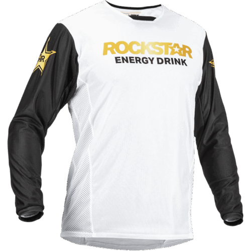 KINETIC ROCKSTAR MESH JERSEY WHITE/BLACK/GOLD