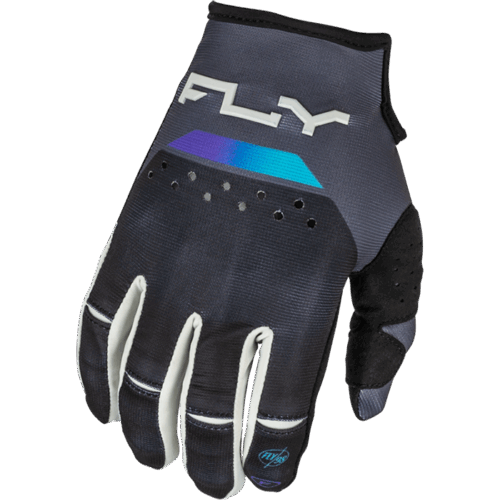 YOUTH KINETIC RELOAD GLOVES CHARCOAL/BLACK/BLUE IRIDIUM