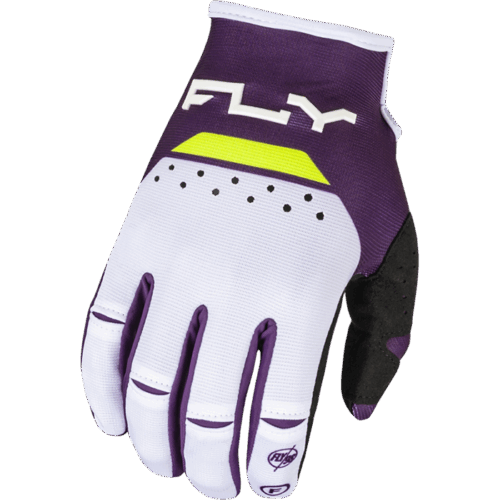 YOUTH KINETIC RELOAD GLOVES DEEP PURPLE/WHITE/HI-VIS