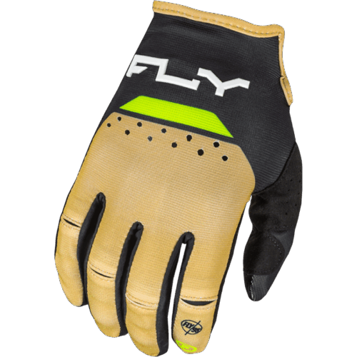 YOUTH KINETIC RELOAD GLOVES KHAKI/BLACK/HI-VIS