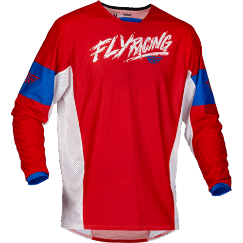 YTH KINETIC MESH KHAOS JERSEY RED/WHITE/BLUE