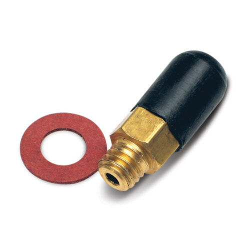 VACUUM ADAPTER BRASS W/CAP 6MMXP1.0MM