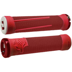 AG-2 SINGLE CLAMP LOCK-ON GRIP RED/FIRE 135MM