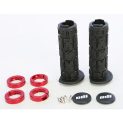 ATV ROGUE LOCKON GRIP 120MM BLACK/RED