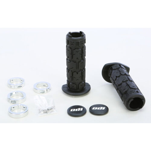 ATV ROGUE LOCKON GRIP 120MM BLACK/SILVER