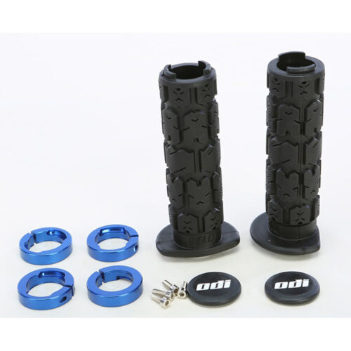 ATV ROGUE LOCKON GRIP 130MM BLACK/BLUE