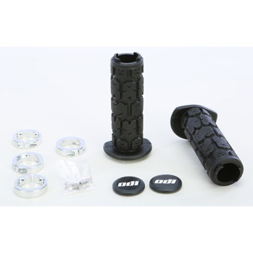 ATV ROGUE LOCKON GRIP 130MM BLACK/SILVER