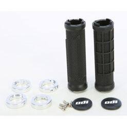 ATV RUFFIAN HALF WAFFLE GRIP BLACK/SILVER