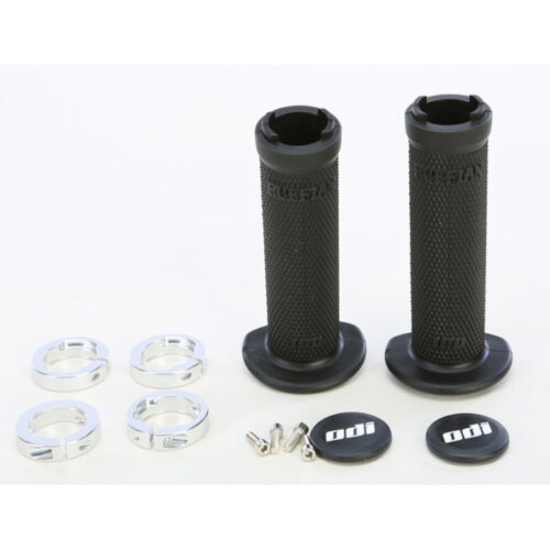 ATV RUFFIAN LOCKON GRIP 130MM BLACK/SILVER