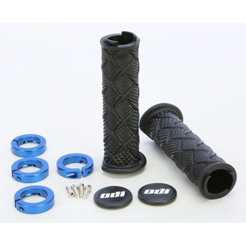 ATV X-TREME LOCKON GRIP BLACK/BLUE