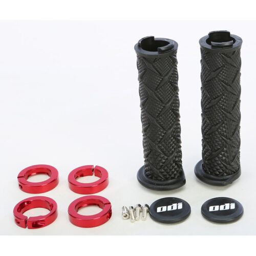 ATV X-TREME LOCKON GRIP BLACK/RED