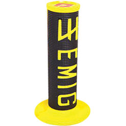 Emig V2 Lock-On Grips 2-Stroke (Black/Yellow)