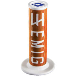 Emig V2 Lock-On Grips 4-Stroke (Orange/White)