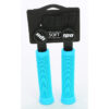 Lockneck Flangeless Single Ply Grips Aqua 135mm