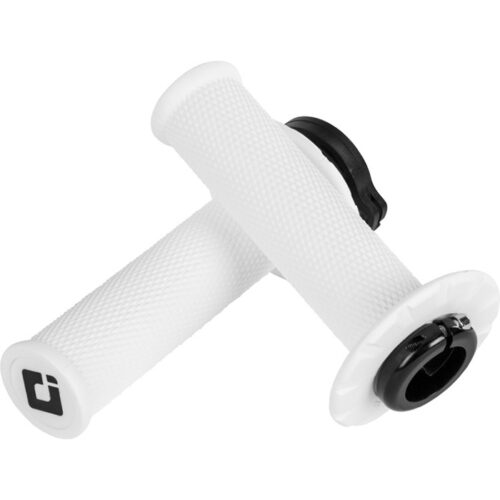 MX V2 LOCK-ON GRIPS NO WAFFLE WHITE (PRO SOFT)