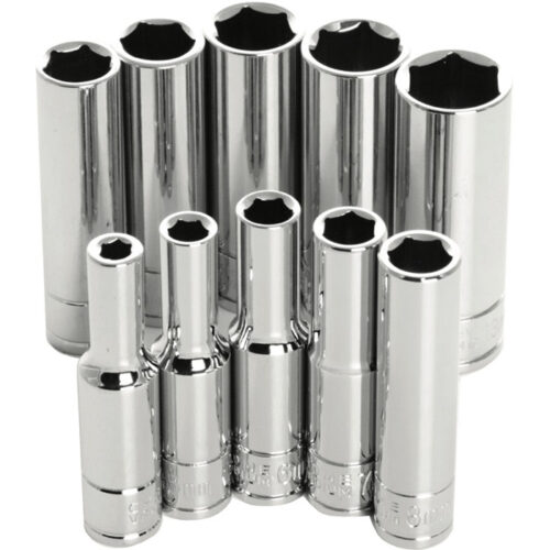 10 PC 1/4" MET SOCKET SET DEEP