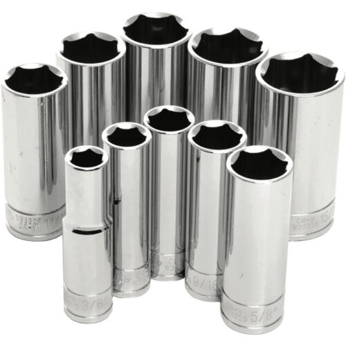 10 PC 3/8" SAE SOCKET SET DEEP