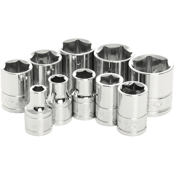 10 PC 3/8" SAE SOCKET SET SHALLOW