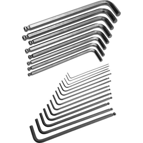 22 PC SAE/MET BALL END HEX SET