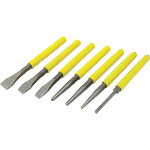 7 PC CHISEL/PUNCH SET