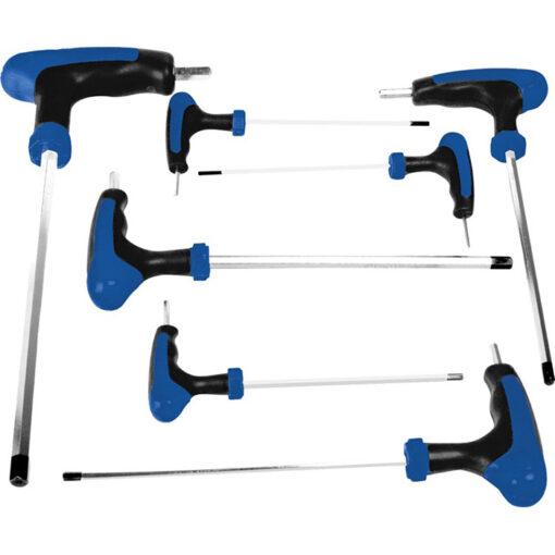 7 PC MET T-HANDLE SET HEX