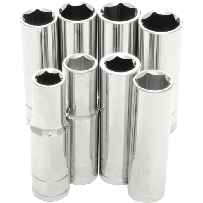 8 PC 1/2" MET SOCKET SET DEEP