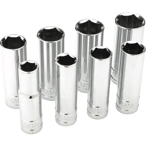 8 PC 1/2" SAE SOCKET SET DEEP