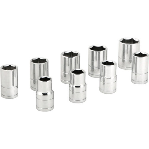 9 PC 1/2" MET SOCKET SET SHALLOW