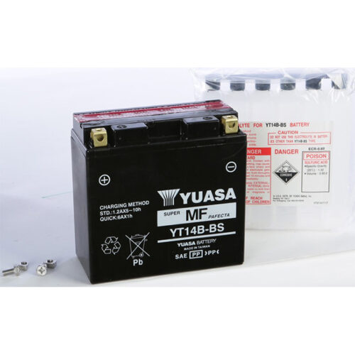BATTERY YT14B-BS MAINTENANCE FREE  Yamaha XV19CB Raider Bullet Cowl 2015-2015 Yamaha XV19SCL Raider SCL 2012-2013 Yamaha FJR1300ES 2014-2014 Yamaha FJR1300AE 2005-2010 Yamaha XV17AS Road Star S 2008-2014 Yamaha XV17AT Road Star Silverado 2008-2011 Yamaha X