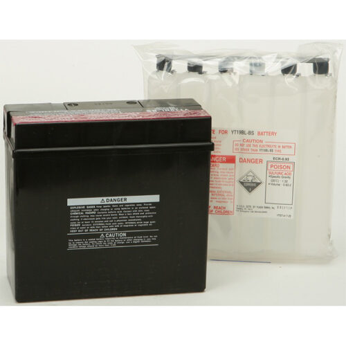 BATTERY YT19BL-BS MAINTENANCE FREE  BMW K1600GT 2011-2016 BMW K1600GTL 2011-2016 BMW K1300GT 2009-2011 BMW K75RT 1992-1996 BMW K75S 1986-1986 BMW K75C 1985-1988 BMW R80G/S 1980-1995 BMW R65LS 1978-1984 BMW R80ST 1980-1990 BMW R60/5 1970-1973 BMW R50/5 1970