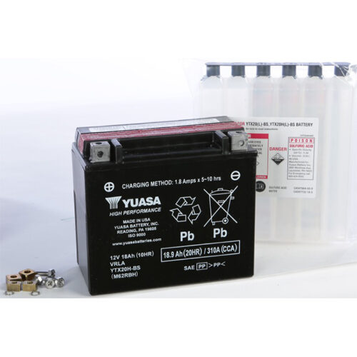 BATTERY YTX20H-BS MAINTENANCE FREE  Arctic Cat 700 TRV Ltd EPS 2015-2015 Arctic Cat 700 MudPro Ltd EPS 2015-2017 Arctic Cat 700 TBX EPS 2015-2017 Arctic Cat Alterra 550 2016-2016 Arctic Cat 700 TRV Special Edition 2016-2016 Arctic Cat Crossfire 5 136" 2007