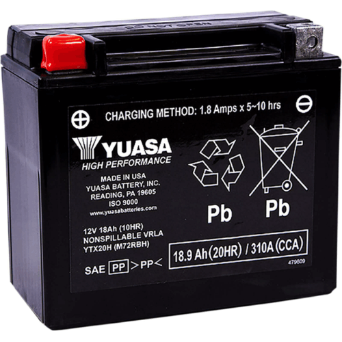BATTERY YTX20H SEALED FACTORY ACTIVATED