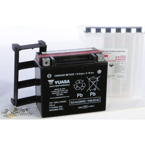 BATTERY YTX20HL-BS-PW MAINTENANCE FREE  Polaris SL650 1992-1995 Polaris SL700 1996-1997 Polaris SL700 DLX 1997-1997 Polaris SL750 1993-1995 Polaris SL780 1996-1997 Polaris SL900 1996-1997 Polaris SLH 700 1998-2001 Polaris SLT 700 1996-1997 Polaris SLT 750