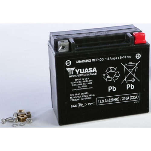 BATTERY YTX20HL SEALED FACTORY ACTIVATED  Buell X1 Lightning 1999-2002 Polaris Sportsman X2 850 2011-2011 Polaris Sportsman XP 850 H.O. EPS 2013-2013 Can-Am Outlander 1000 DPS [IRS] 2013-2013 Can-Am Outlander 1000 XT [IRS] 2013-2013 Can-Am Outlander 1000 X