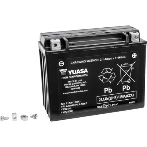 BATTERY YTX24HL SEALED FACTORY ACTIVATED  Harley-Davidson FLH Electra Glide 1980-1985 Harley-Davidson FLHC Electra Glide Classic 1980-1981 Harley-Davidson FLHS Electra Glide Sport 1980-1993 Harley-Davidson FLHT Electra Glide 1986-1996 Harley-Davidson FLHX