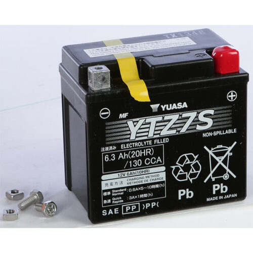 BATTERY YTZ7S SEALED FACTORY ACTIVATED  Yamaha YFM125R Raptor 2011-2013 Yamaha YFZ450X SE 2011-2011 Honda TRX90X [SRA] 2009-2017 Husaberg FS570 2011-2012 Husqvarna Te 449 2011-2011 Husqvarna Te 511 2011-2011 Husqvarna TXC 511 2011-2011 Yamaha YW50F Zuma 20