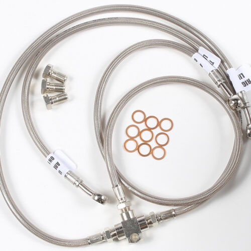 3 LINE FRONT BRAKE LINE KIT Kawasaki KFX 450R 08-13