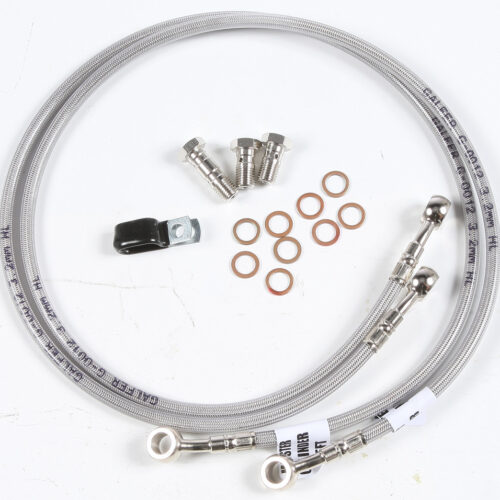 2 LINE FRONT BRAKE LINE KIT Yamaha FZ-09 14-16