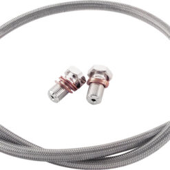 BRAKE LINE REAR SILVER KAWASAKI