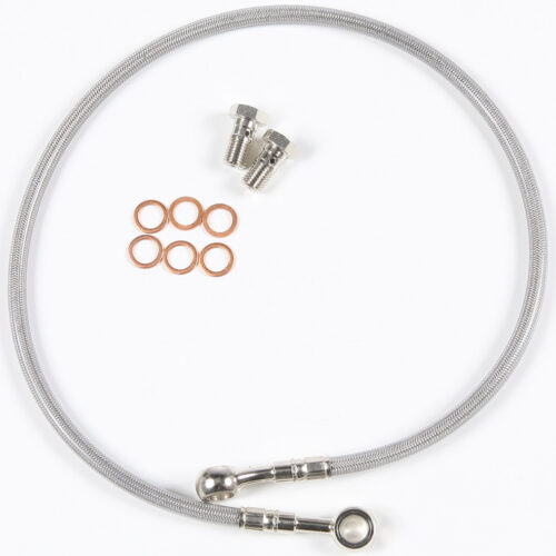 BRAKE LINE +4" REAR YFZ450 Yamaha YFZ450 06-12 Yamaha YFZ450 SE 07-08 Yamaha YFZ450 Bill Balance Edition 06-07