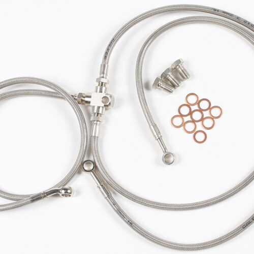 3 LINE FRONT BRAKE LINE KIT Honda TRX700XX 08-09