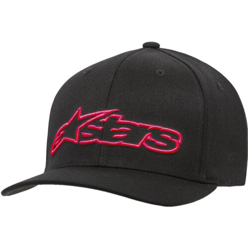 BLAZE FLEXFIT HAT BLACK/RED LG