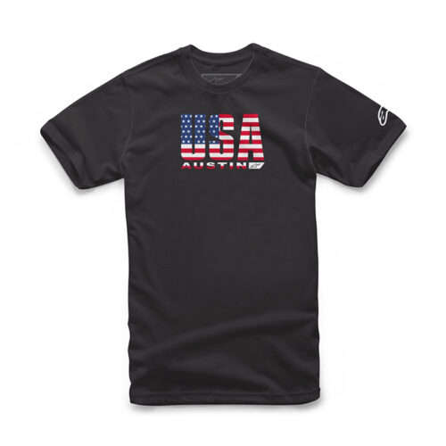 CIRCUITS TEE BLACK/USA