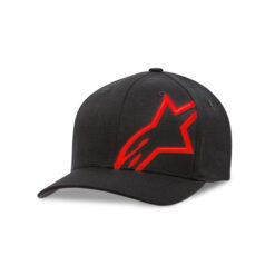 CORP SHIFT 2 CURVED BRIM HAT BLACK/RED