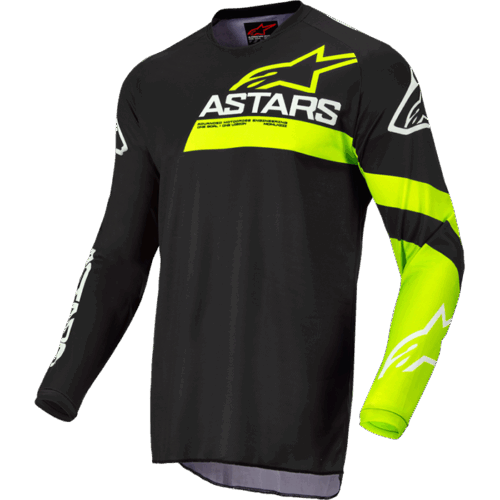 FLUID CHASER JERSEY BLACK/YELLOW FLUO